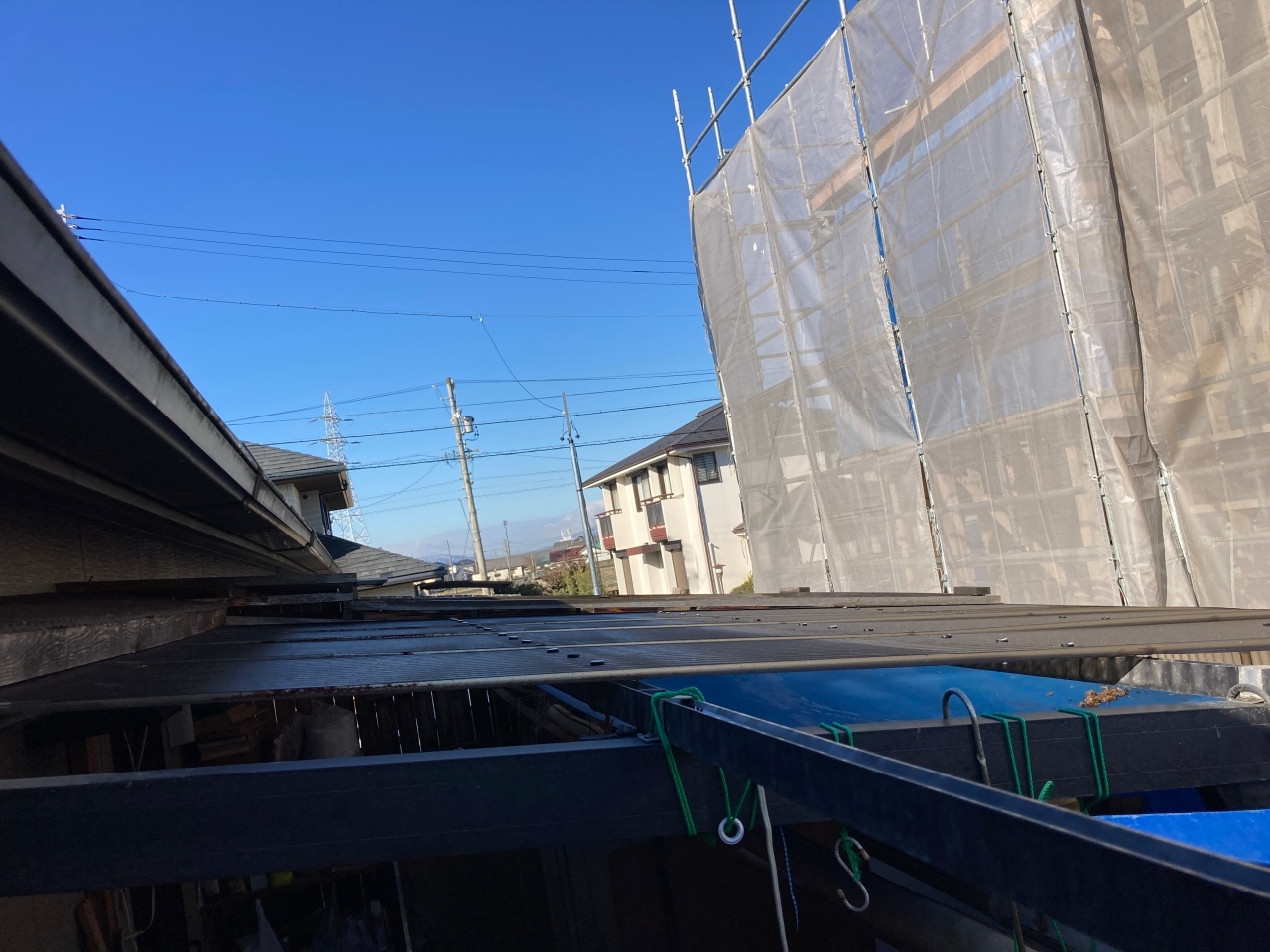 屋根がなくなっている